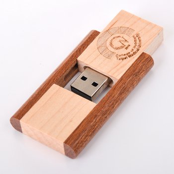 環保隨身碟-原木禮贈品USB-木製翻轉隨身碟-客製隨身碟容量-採購訂製印刷推薦禮品_3